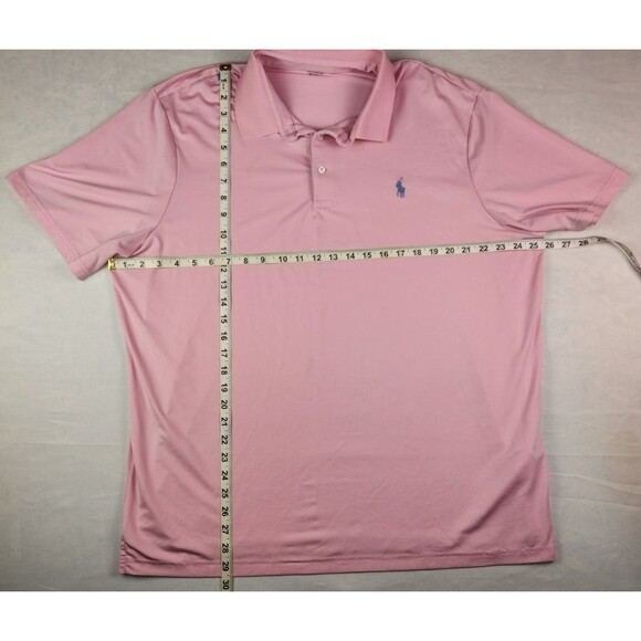 Polo Ralph Lauren Men’s Polo Shirt XL – Light Pink, Golf Preppy Logo - Picture 3 of 9
